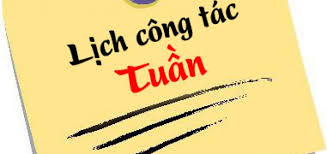 LỊCH CÔNG TÁC TUẦN 24 NĂM HỌC 2024-2025